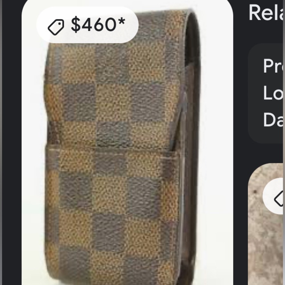 Authentic Vintage LOUIS VUITTON
Damier Ebene Etui Cigarette Case - Picture 8 of 9